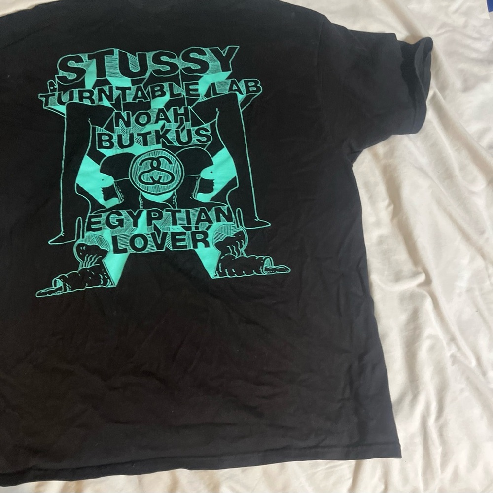 Stussy Black Graphic T-Shirt